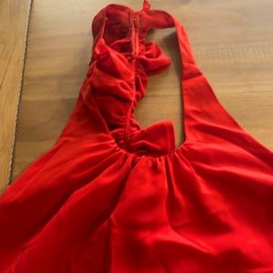 Summer halter blouse